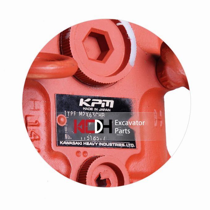 Kawasaki M2X63 ISO9001 Поворотный двигатель экскаватора 1