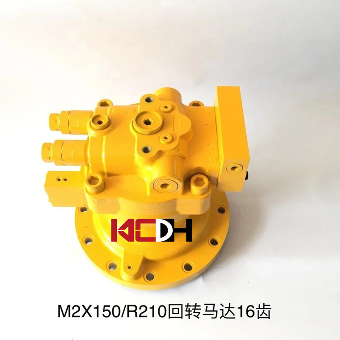 Сталь M2X150 R210 Поворотный двигатель экскаватора в сборе 0